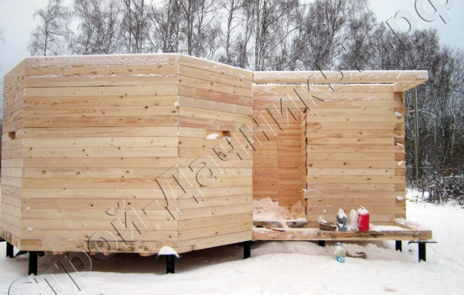 4 брусовой дом  к-45, 7×7, 80 м², тульская область,  заокский район, посёлок хорошие соседи (2)